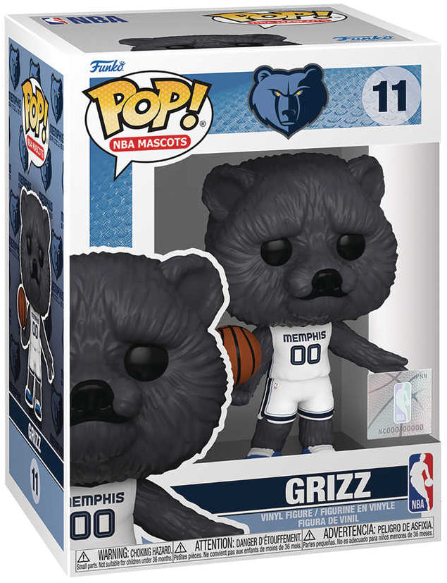 Pop! NBA Mascots: Memphis Grizzlies Grizz Vinyl Figure