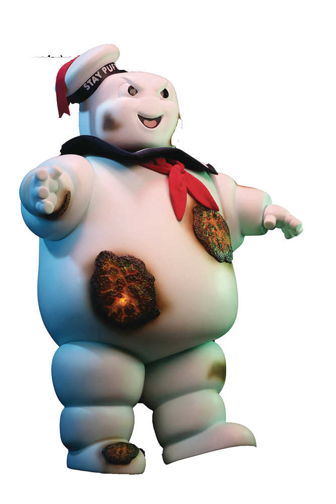 Stay Puft Marshmallow Man 30cm Soft Vinyl Burning Edition Deluxe
