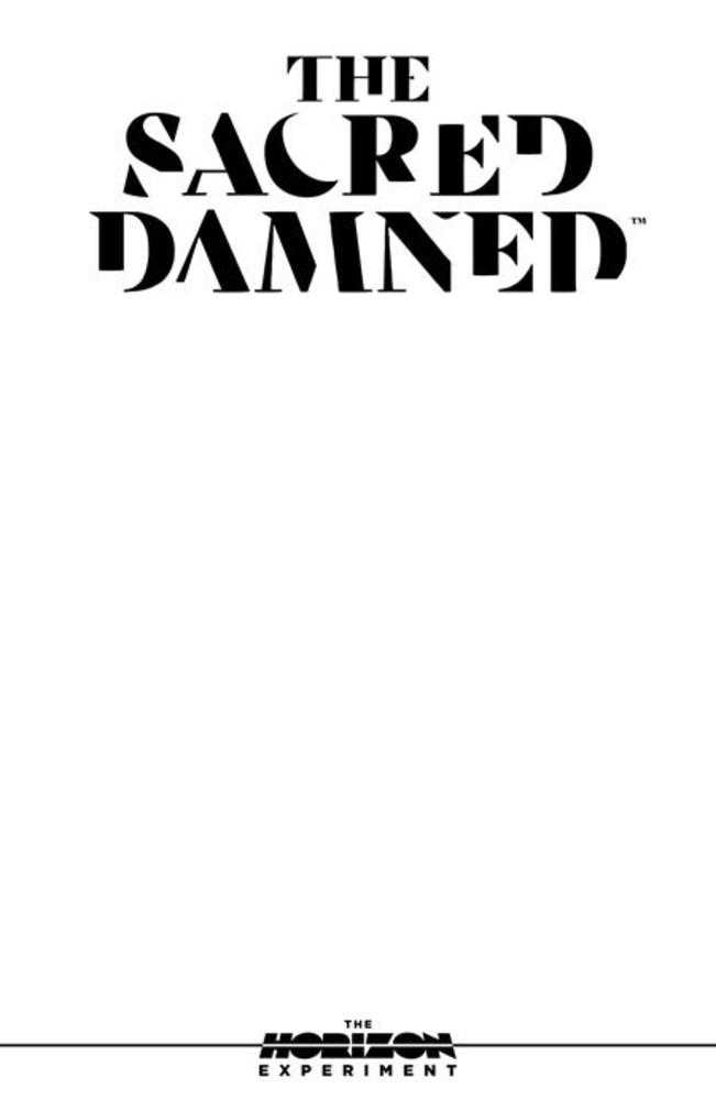 Sacred Damned #1 (One Shot) (Horizon Experiment) Cover D Blank Sketch Variant (Mature)