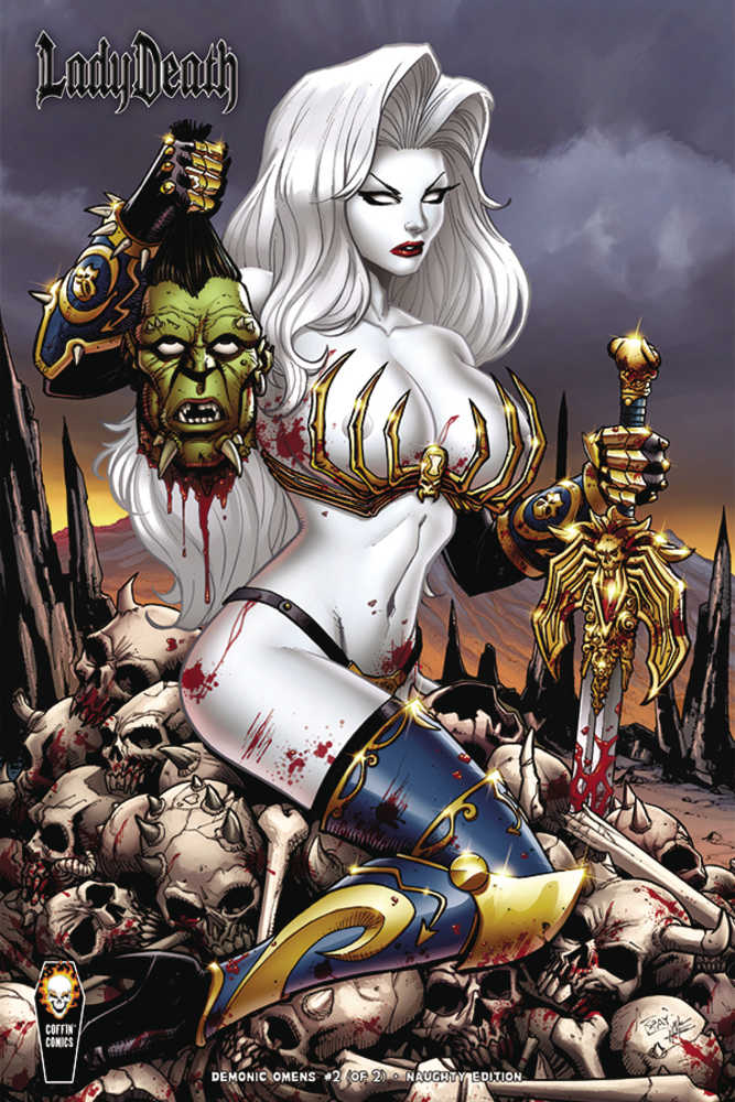 Lady Death Demonic Omens #2 (Of 2) Cover D Naughty Edition (Mature)