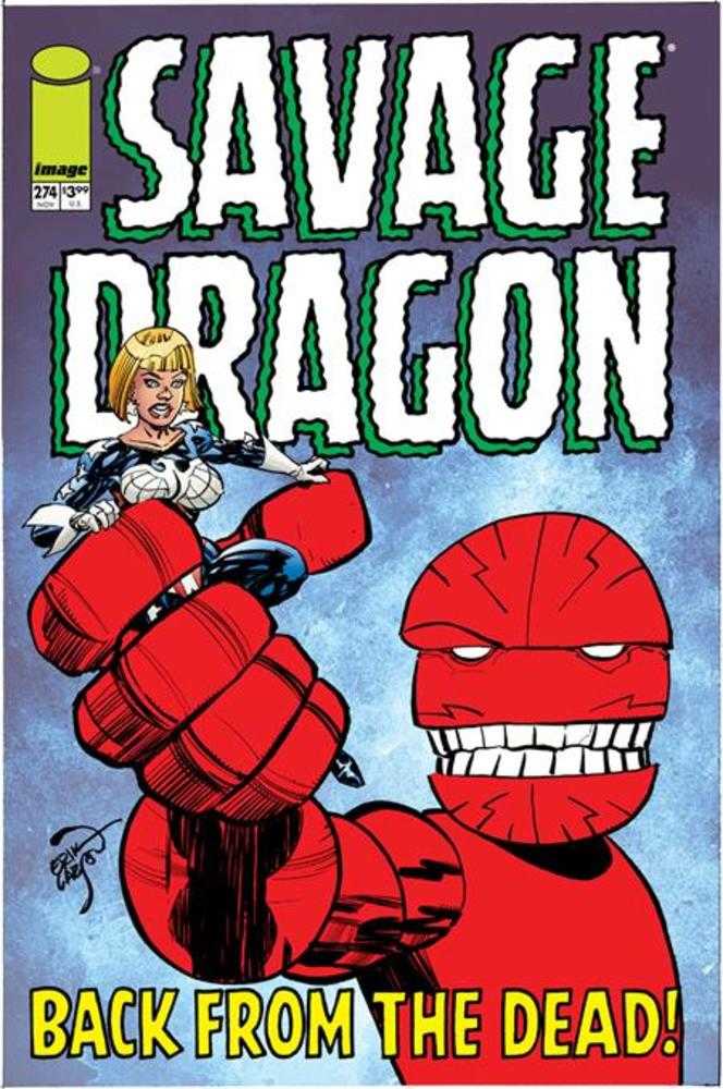 Savage Dragon #274 Cover C Larsen Blue