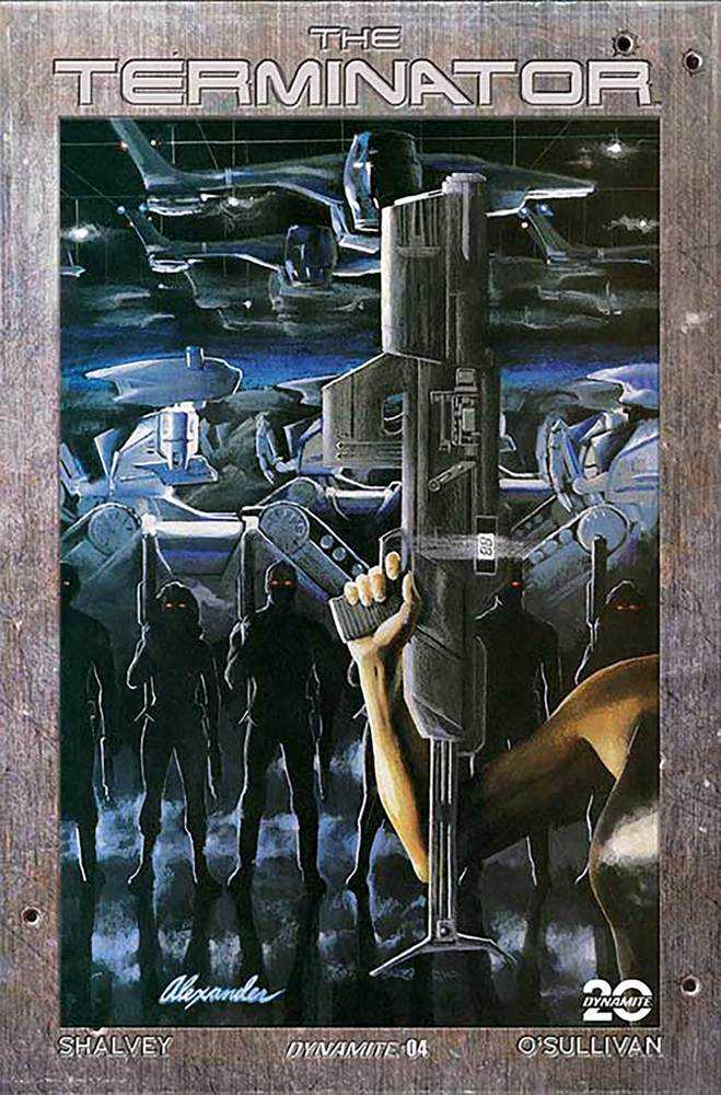 Terminator #4 Cover Q 5 Copy Foc Variant Edition Ross Icon Trade Dress Foil