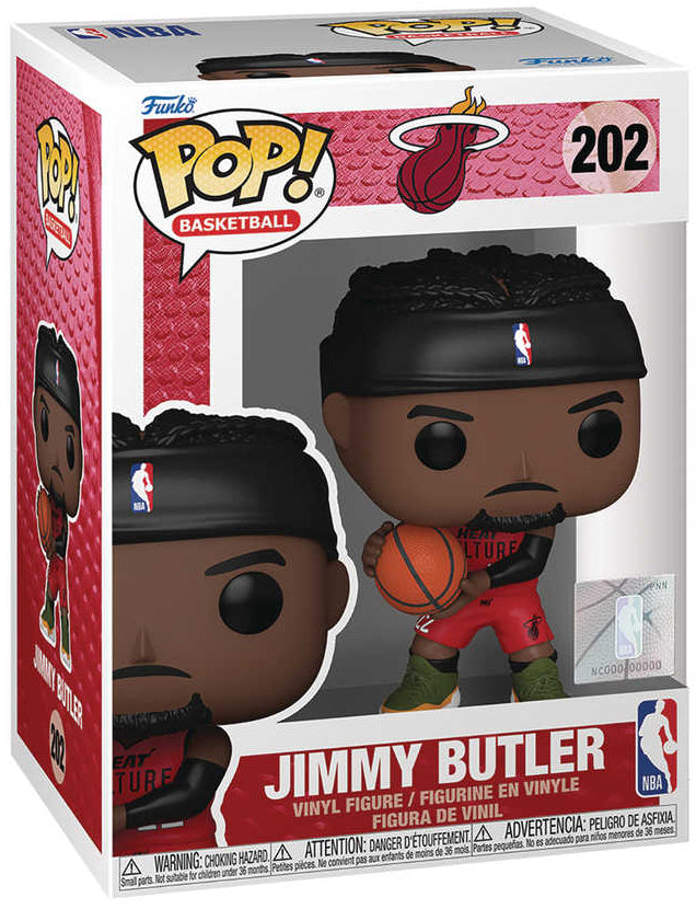 Pop! Basketball: NBA Miami Heat Jimmy Butler (City Edition 2024) Vinyl Figure