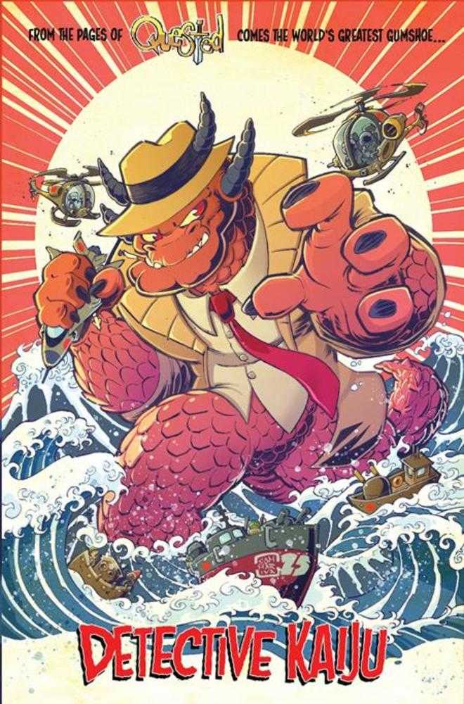 Detective Kaiju #1 (Of 4) Cover D Jon Sommariva Variant