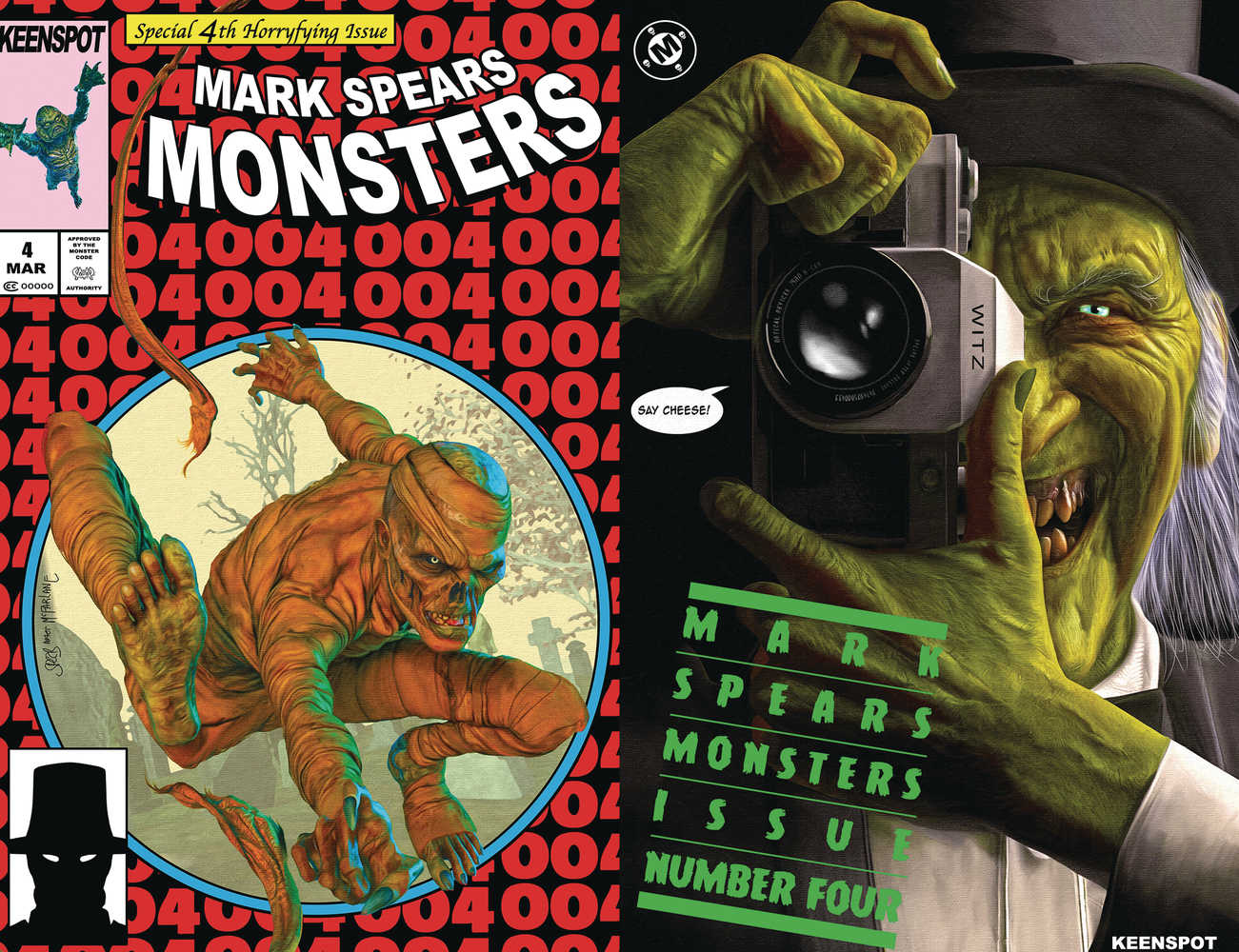 Mark Spears Monsters #4 Cover F Holofoil Flip