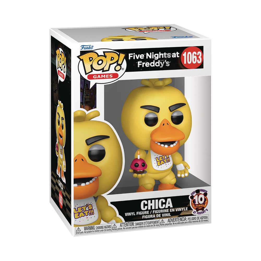 Pop Games Fnaf 10 Y Anniversary Chica Figure