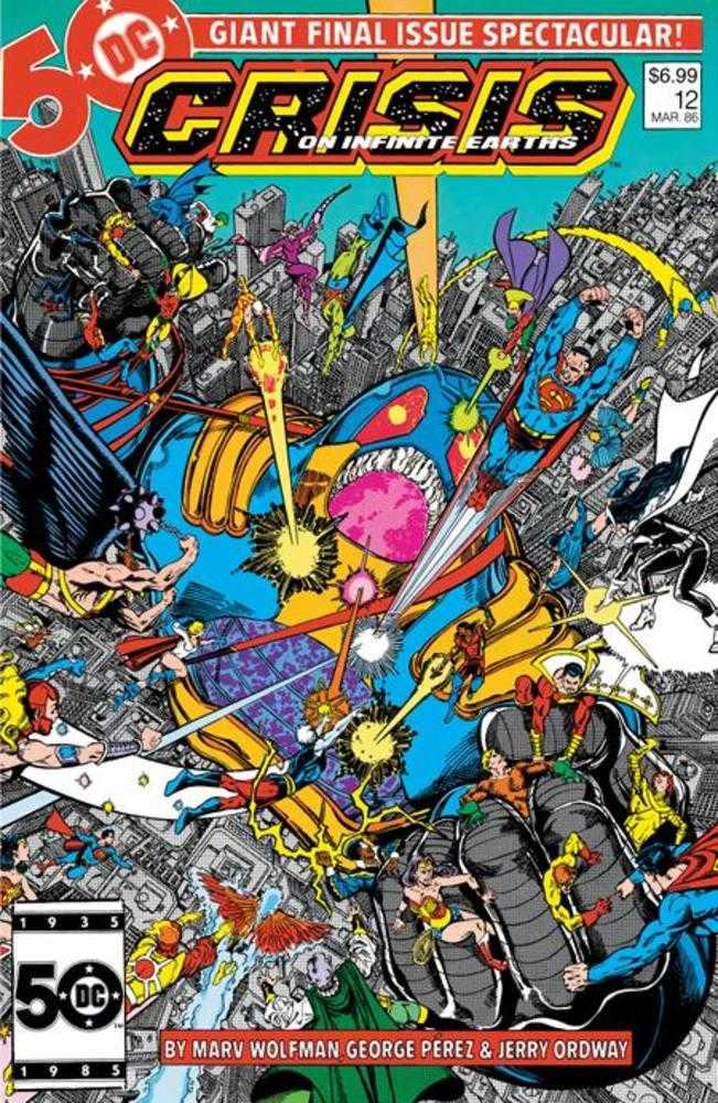 Crisis On Infinite Earths #12 Facsimile Edition Cover B George Perez F