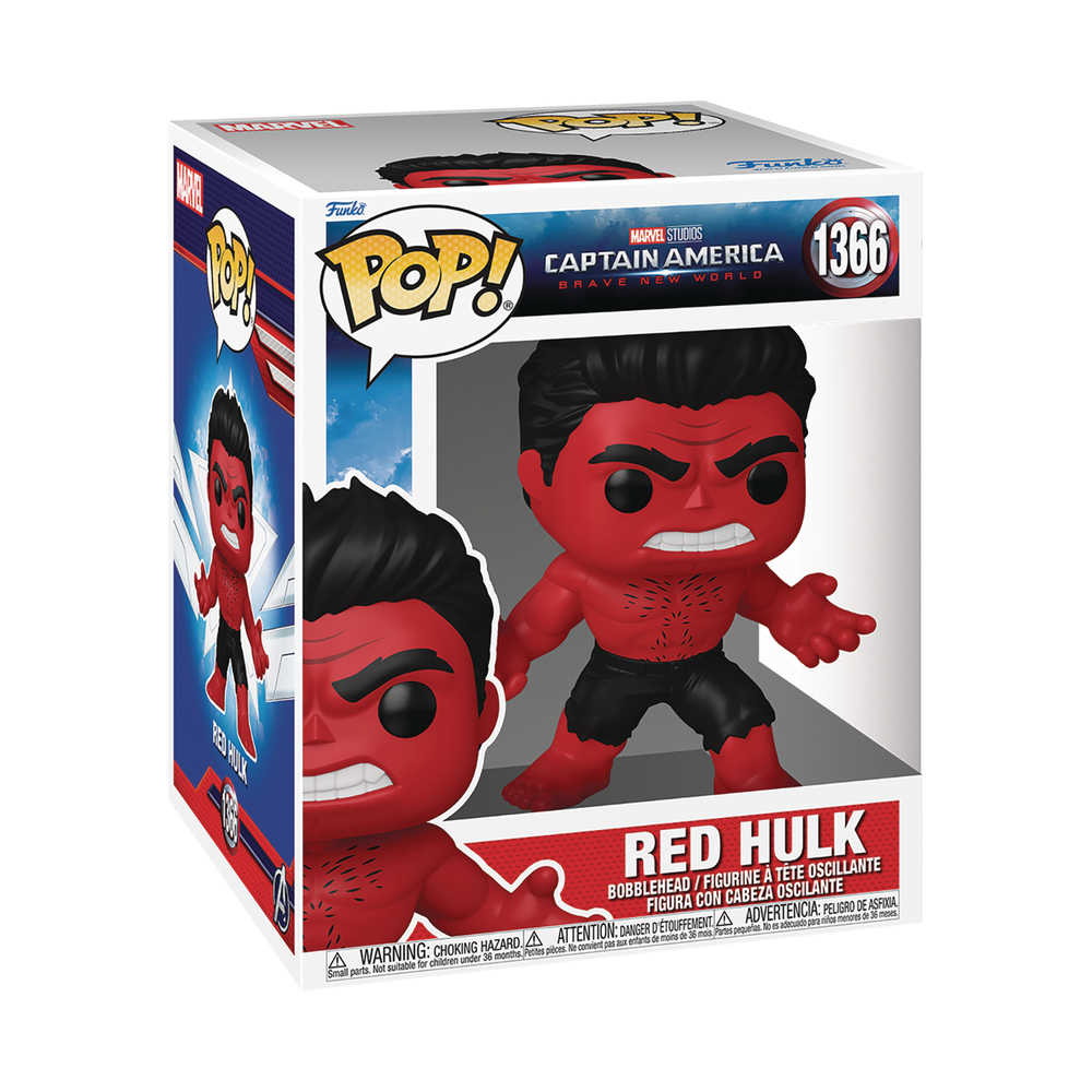 Pop Marvel Captain America Bnw Red Hulk Figure