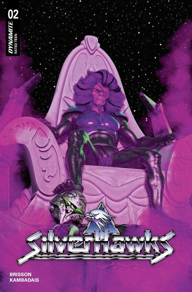 Silverhawks #2 Cover Z Foc Spears Purple Foil