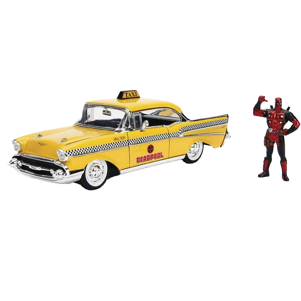 Hollywood Rides Deadpool Taxi 1/24 Die Cast Vehicle