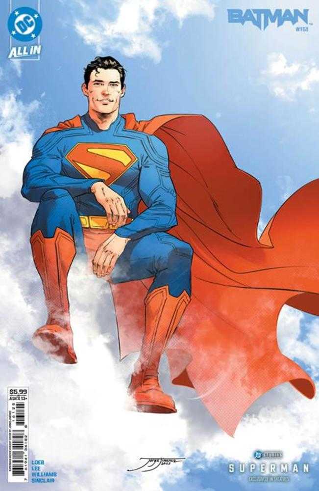 Batman #161 Cover J Jorge Jimenez Superman Movie Card Stock Variant