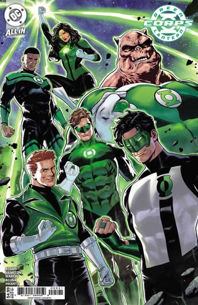 Green Lantern Corps #5 Cover B Lucas Meyer Card Stock Variant