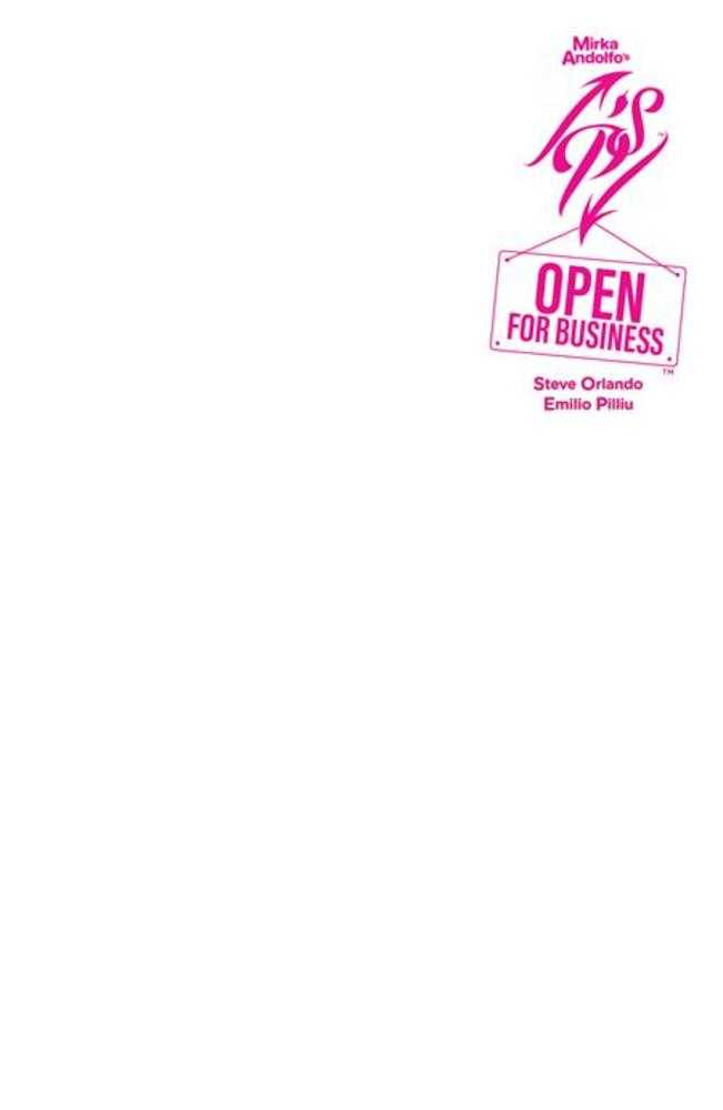 Mirka Andolfos Sweet Paprika Open For Business #1 (Of 5) Cover G Blank Sketch Variant (Mature)