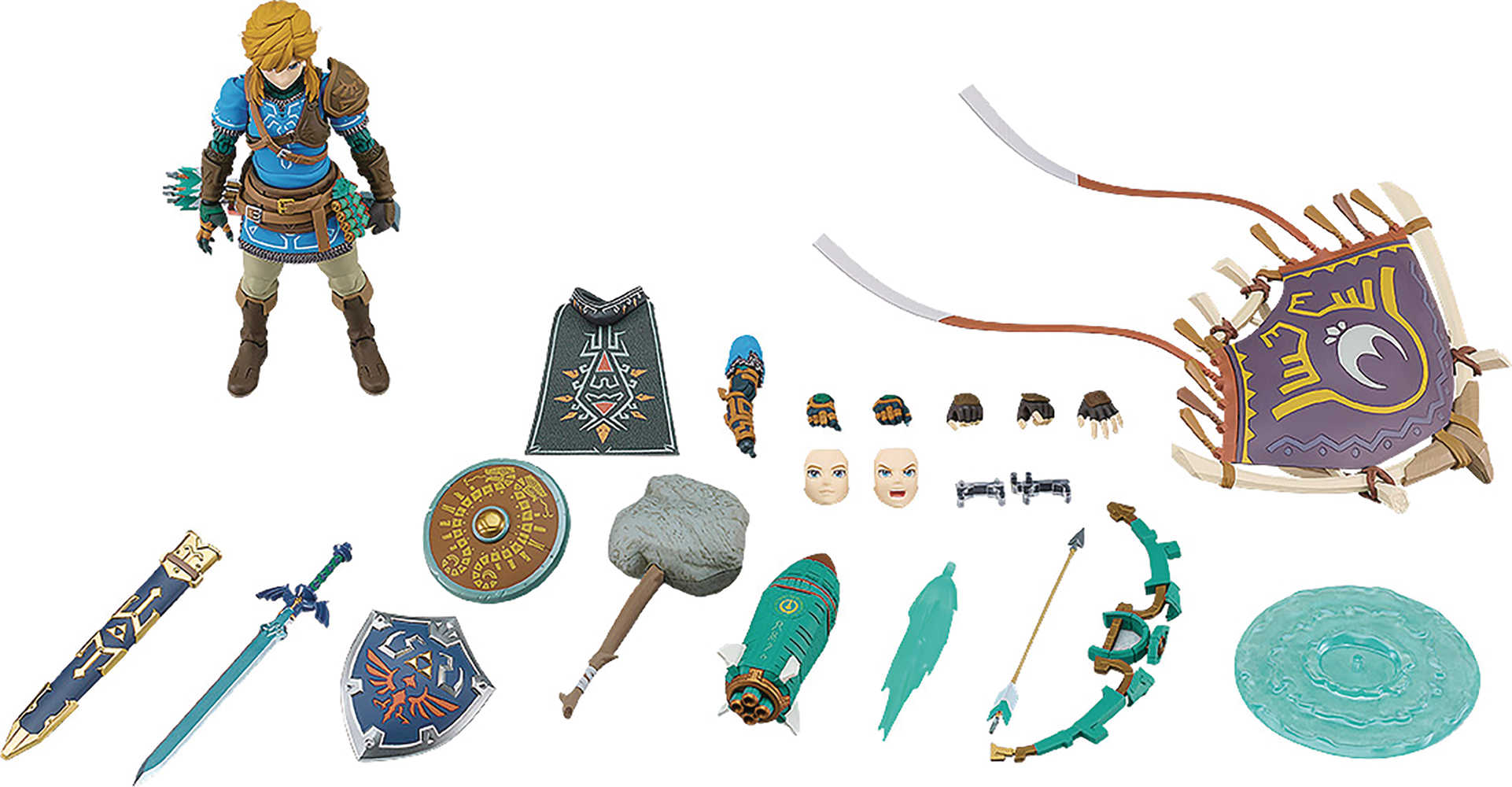 Legend Of Zelda Tears Of The Kingdom Link Figma Action Figure Dx Edition (Ne