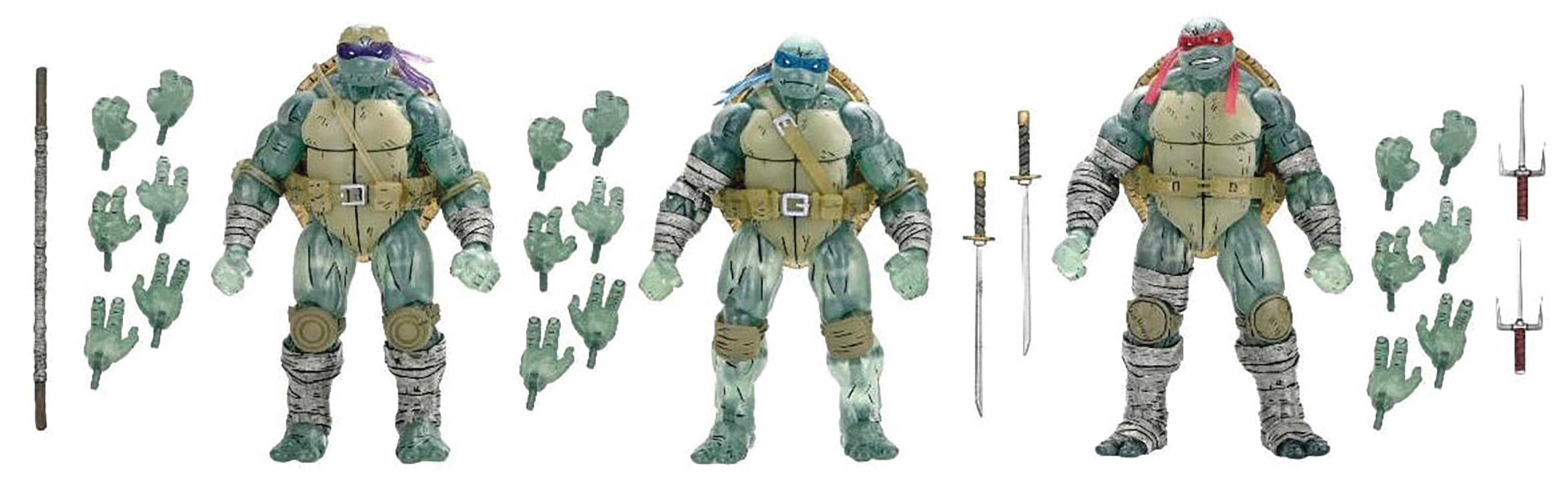 Teenage Mutant Ninja Turtles The Last Ronin Ghost Brothers 3 Pack 7 In Action Figure