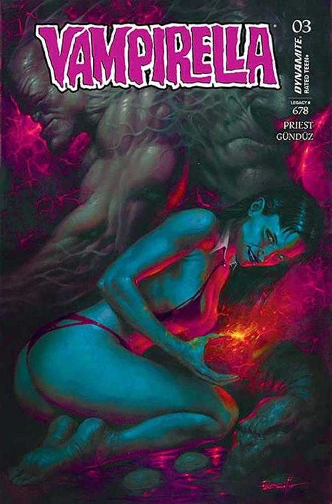 Vampirella (2025) #3 Cover Y Lucio Parrillo Ultraviolet Foc Bonus Variant