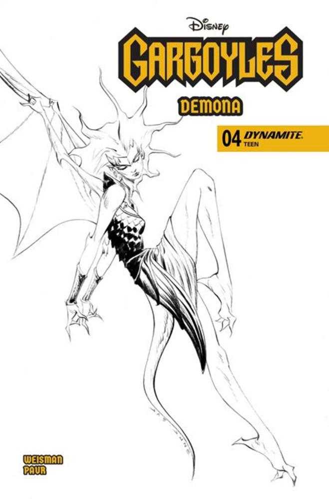 Gargoyles Demona #4 Cover G 1 in 10 Jae Lee Line Art Variant