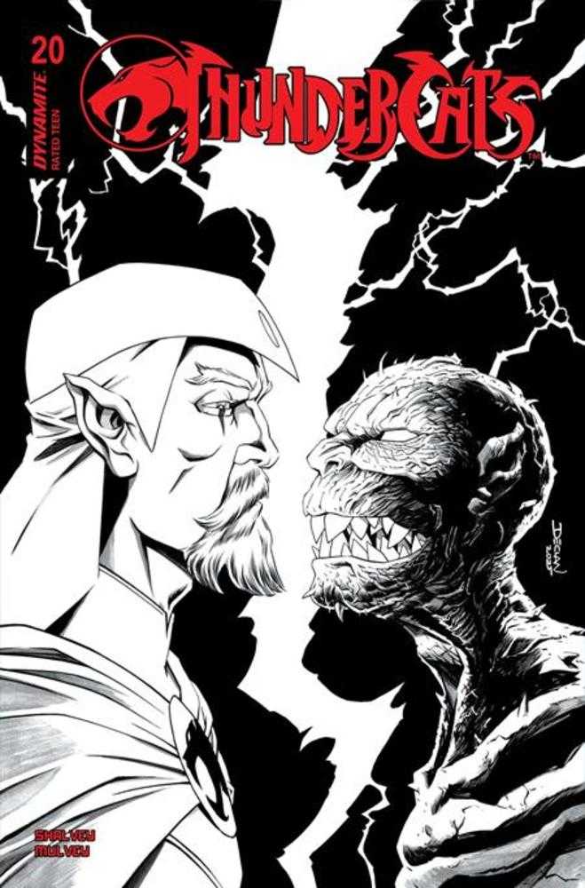 Thundercats #20 Cover J 1 in 10 Declan Shalvey Line Art Variant