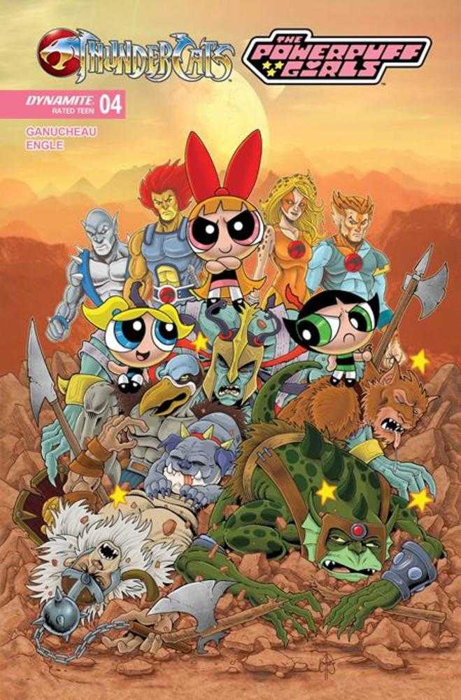 Thundercats Powerpuff Girls #4 Cover C Ken Haeser Variant