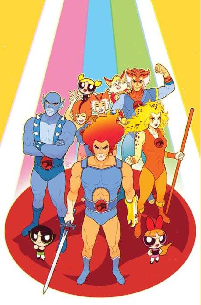Thundercats Powerpuff Girls #4 Cover J Inc 1:15 Paulina Ganucheau Full Art Variant