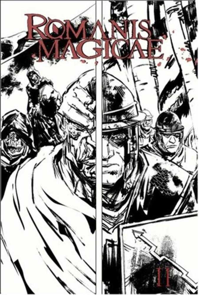 Romanis Magicae #2 (Of 4) Cover B Paul Peart Smith Black White And Red Variant