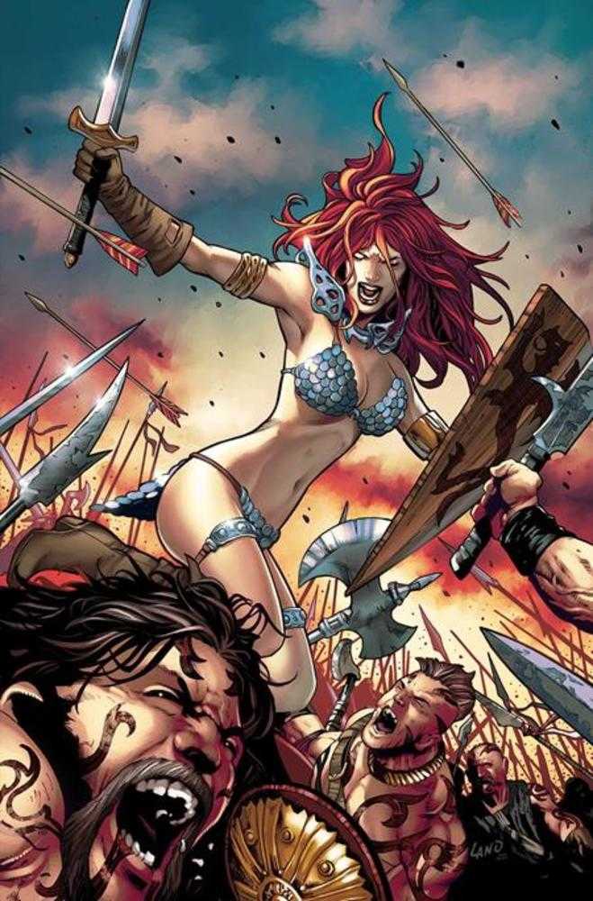 Sonja Reborn #3 Cover G 1 in 10 Greg Land Full Art Variant