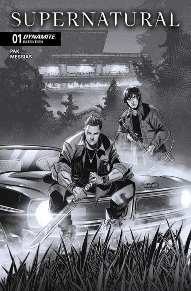 Supernatural #1 Cover J 1 in 10 Eder Messias Line Art Variant