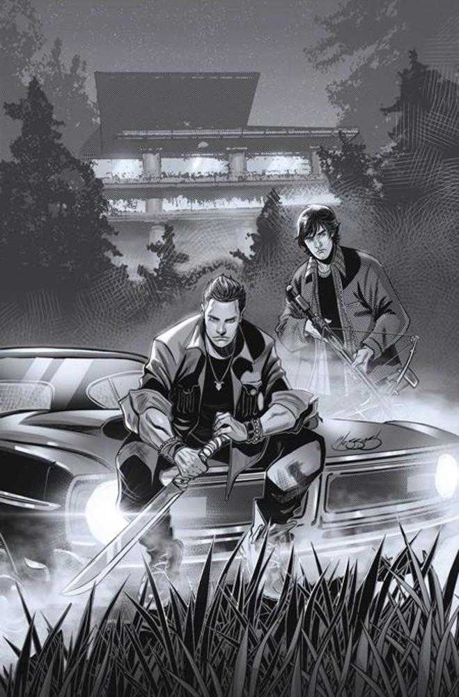 Supernatural #1 Cover O Inc 1:40 Eder Messias Line Art Full Art Variant