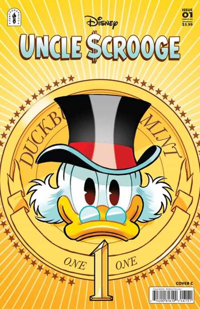 Uncle Scrooge Flintheart Glomgolds Sinister Secret #1 (Of 3) Cover C Andrea Freccero Variant