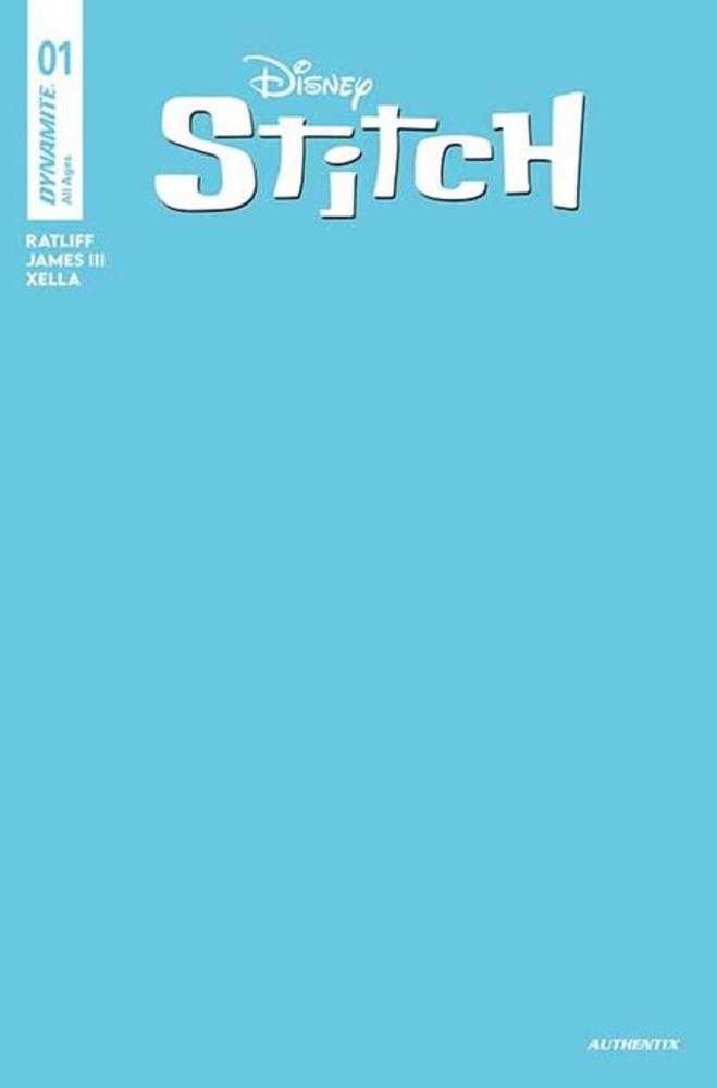 Stitch #1 Cover S Foc Bonus Blue Blank Authentix Variant