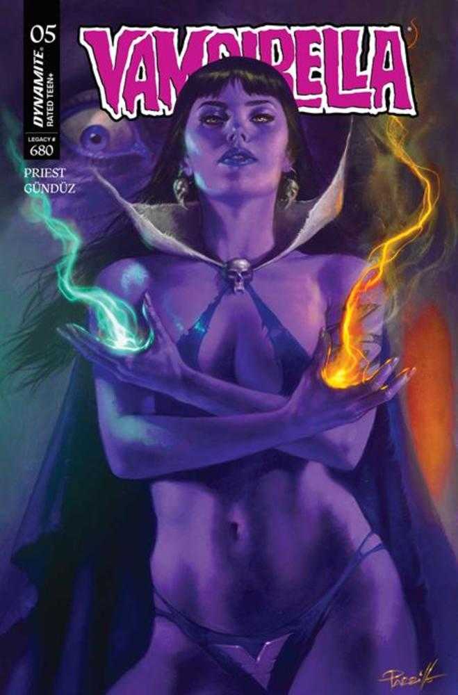Vampirella (2025) #5 Cover O Lucio Parrillo Ultraviolet Foc Bonus Variant