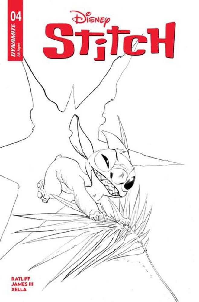 Stitch #4 Cover E 1 in 10 Jae Lee Line Art Variant