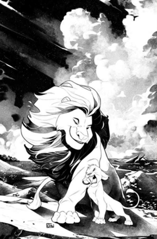 Lion King #1 Cover K Inc 1:35 Edwin Galmon Line Art Full Art Variant