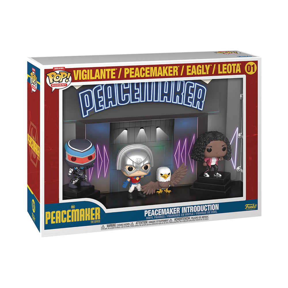 Pop Moments Deluxe Peacemaker Theme Song Vinyl Figure