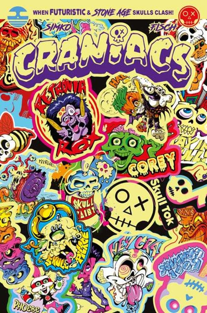 Craniacs #3 (Of 4) Cover C Joe Simko Collage Variant