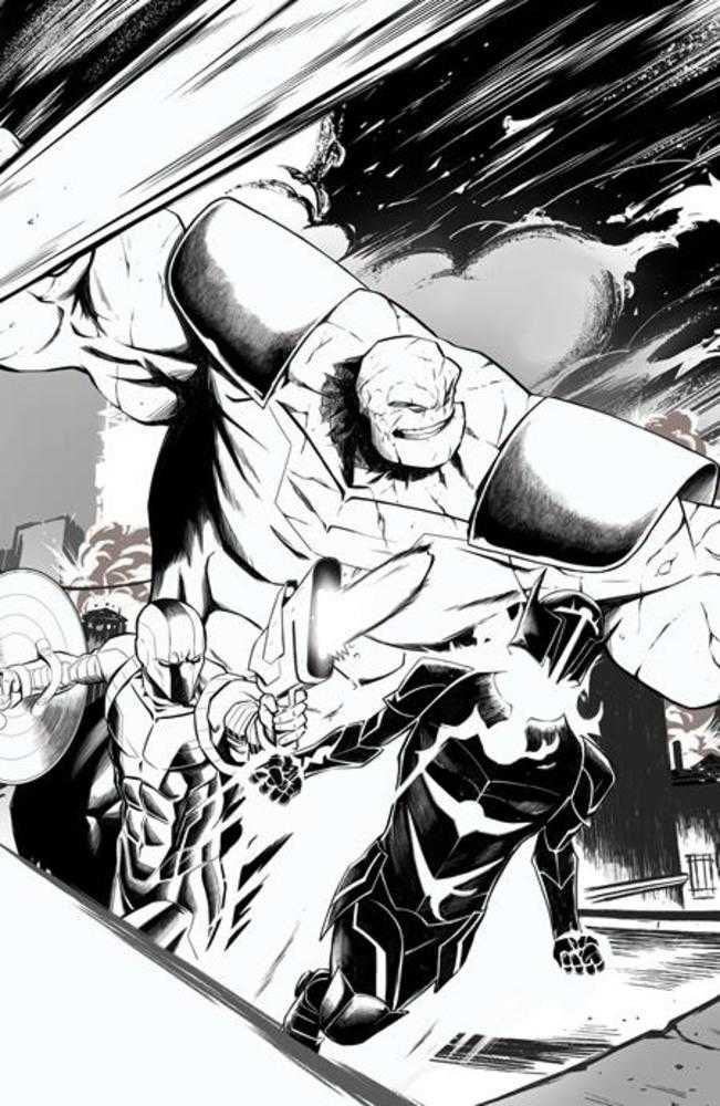 Rogue Sun #31 Cover E Daniel Bayliss Youngblood Team Up Black & White Full Art Variant