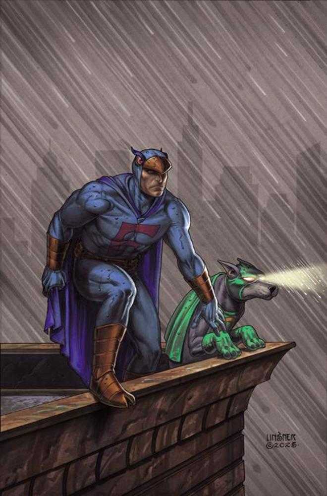 Blue Falcon & Dynomutt #5 Cover G 1 in 10 Joseph Michael Linsner Full Art Variant