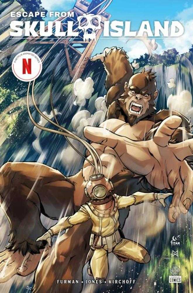 Escape From Skull Island #1 (Of 4) Cover D Serg Acuna Variant