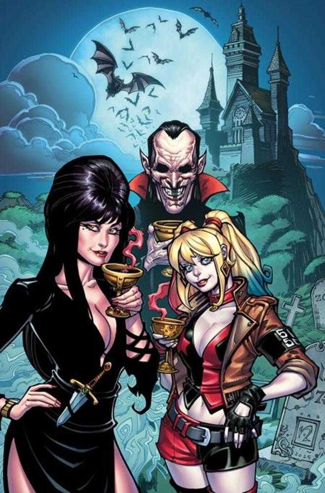 Harley Quinn X Elvira #4 Cover K Inc 1:15 Chad Hardin Full Art Variant