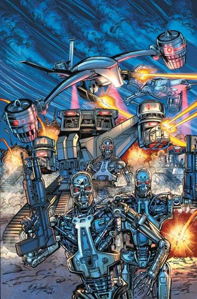 Terminator Metal #4 Cover H Inc 1:20 Bob Layton Full Art Variant