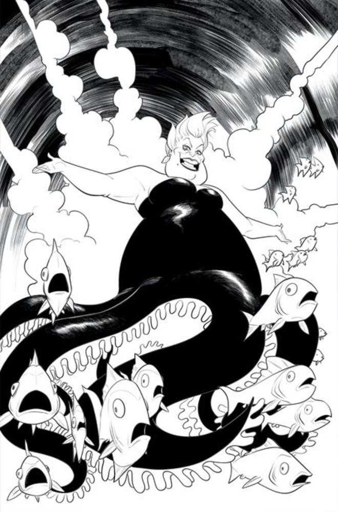 Disney Villains Ursula #1 Cover L Inc 1:15 Robert Quinn Line Art Full Art Variant