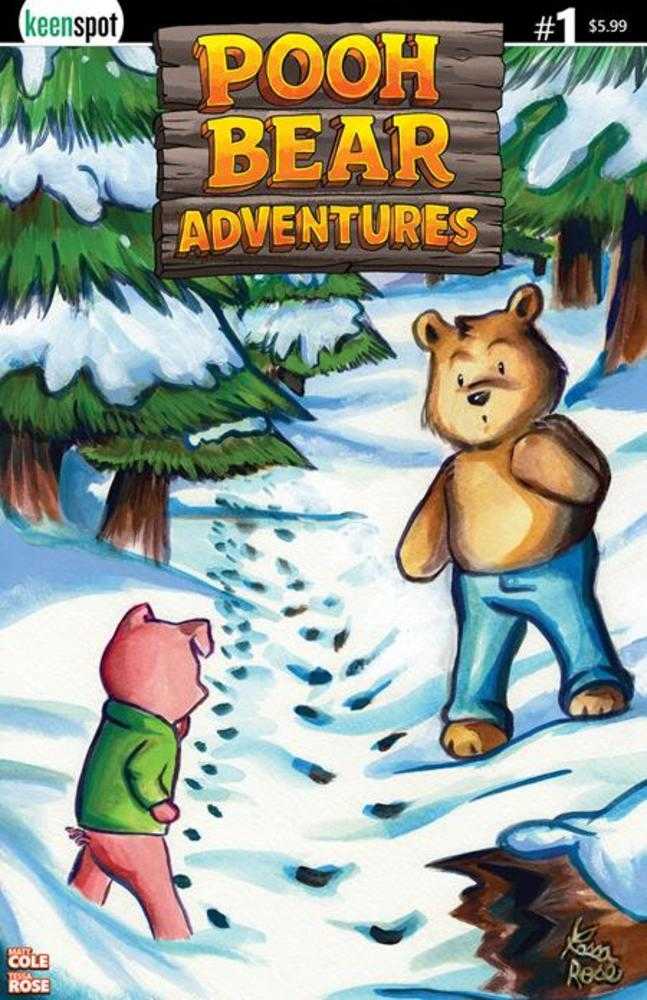Pooh Bear Adventures #1 Cover A Tessa Rose Bagged With Trading Card