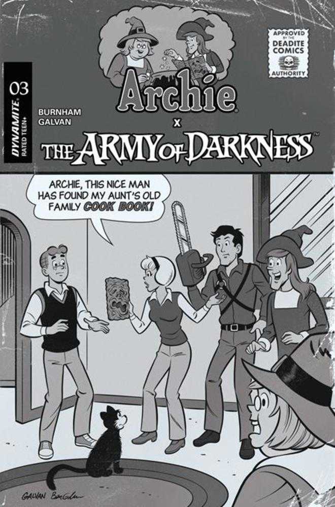 Archie X Army Of Darkness #3 Cover G Inc 1:10 Bill Galvan Pencils Variant
