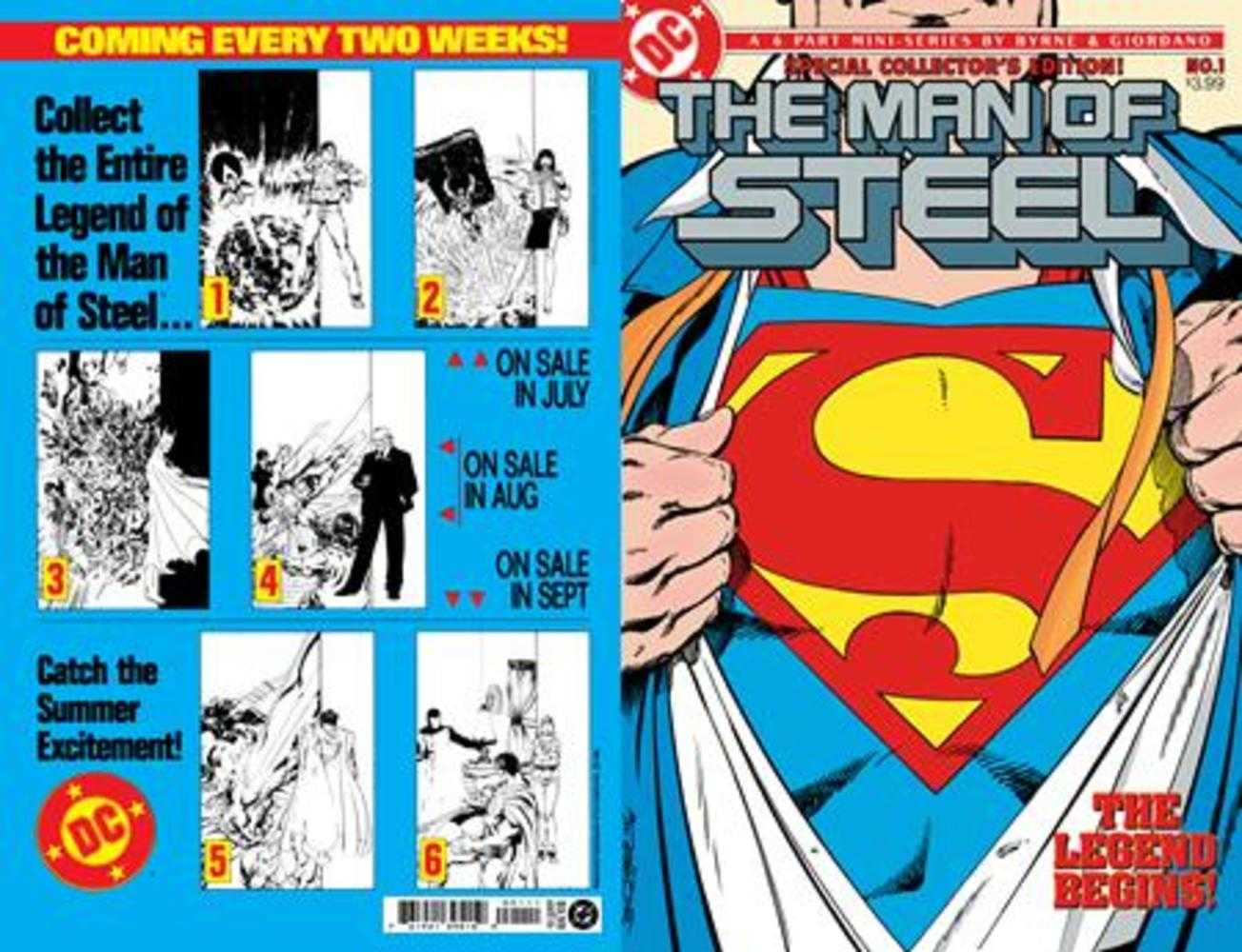 Man Of Steel #1 Facsimile Edition Cover A John Byrne