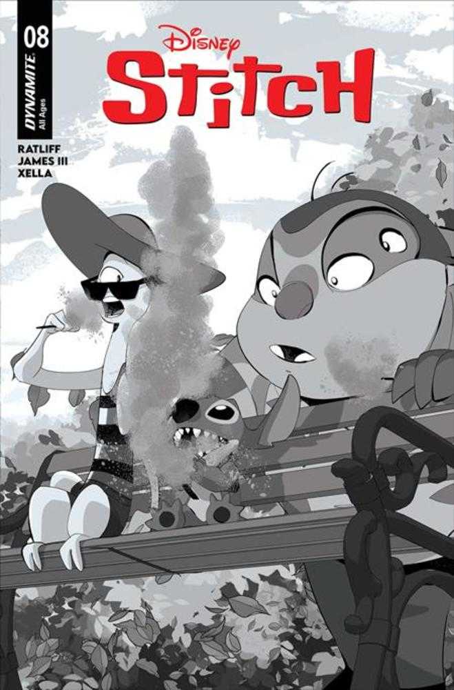Stitch #8 Cover E 1 in 10 George Kambadais Line Art Variant