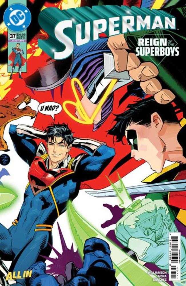 Superman #37 Cover A Dan Mora (The Reign Of The Superboys)