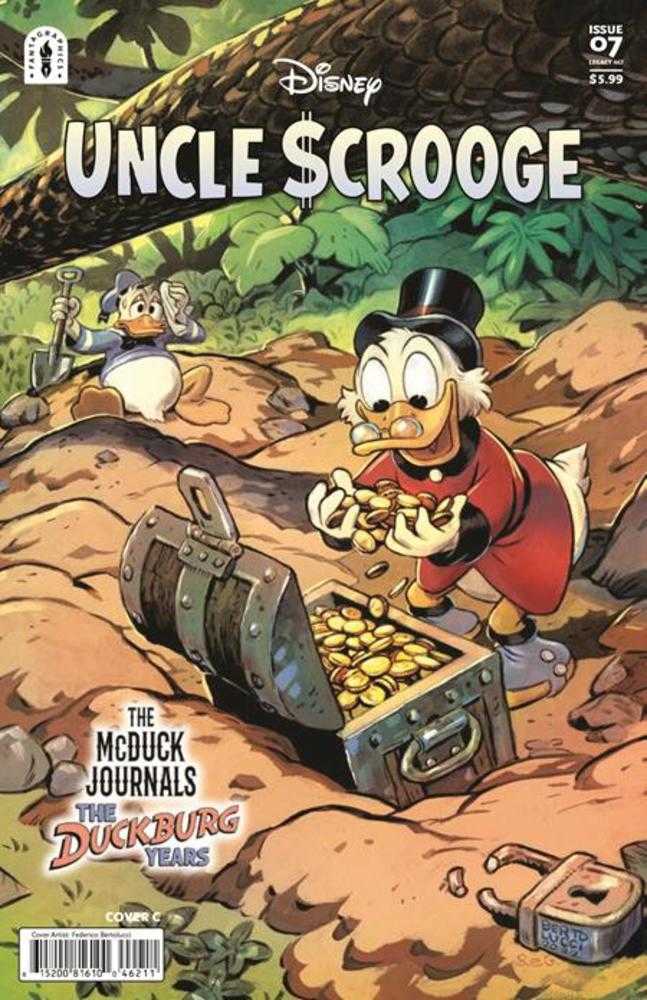 Uncle Scrooge Legacy #467 The Mcduck Journals The Duckburg Years Cover C 1 in 10 Ulrich Schroeder Wraparound Variant