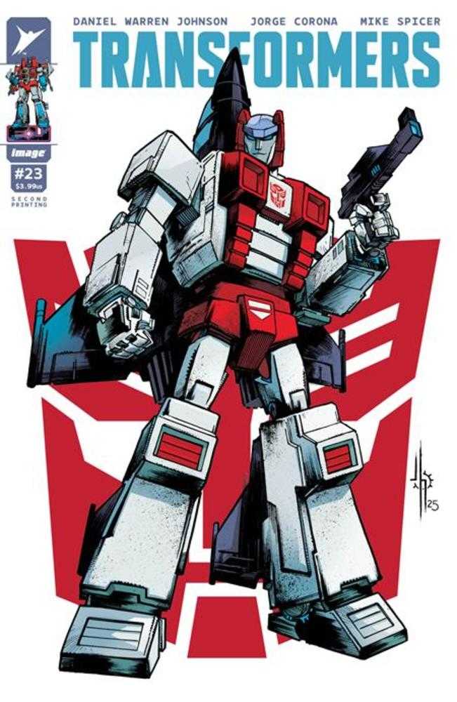 Transformers #23 2nd Printing Cover B Jason Howard Autobot Variant