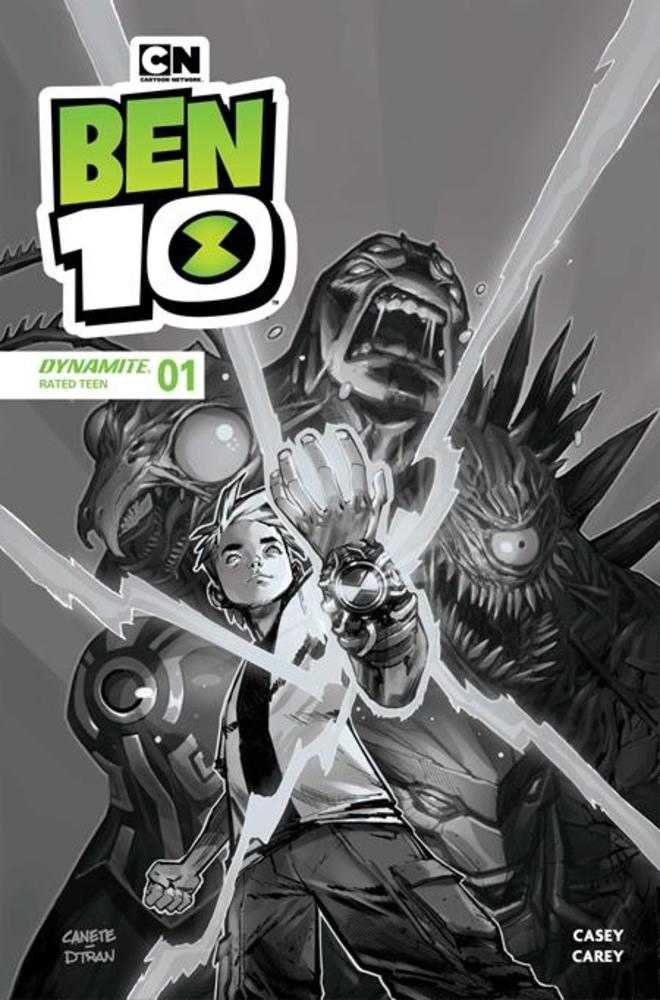 Ben 10 #1 Cover J Inc 1:10 Eric Canete Line Art Variant