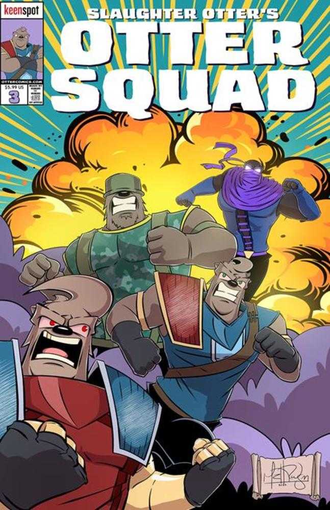Otter Squad #3 Cover A Matt Rodgers Cool Guys Dont Look At Explosions